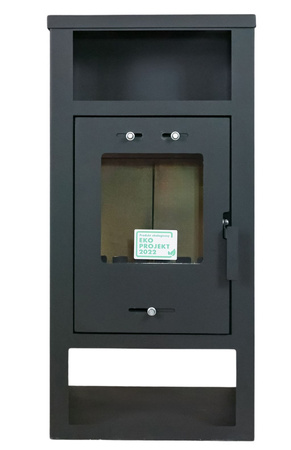 Piec wolnostojący stalowy 7,5kW na drewno (średnica wylotu spalin: 150mm) - spełnia anty-smogowy EkoProjekt 65882977