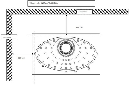 INVICTA Piec wolnostojący 12kW Angor (górna lub tylna średnica wylotu spalin: 150mm) - spełnia anty-smogowy EkoProjekt 86854952