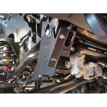Osłona chłodnic i stabilizatora STANDARD Jeep Wrangler JL 2018- aluminiowa 59880501