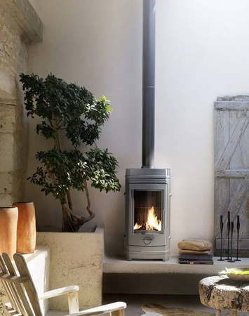 Piec wolnostojący 10kW Cassine (górna średnica wylotu spalin: 150mm, kolor: antracyt) spełnia anty-smogowy EkoProjekt 86854943