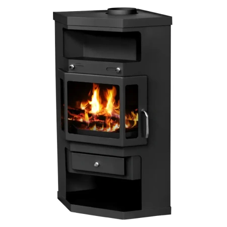 Piec piecyk kominek na drewno 9kW narożny - spełnia anty-smogowy EkoProjekt 48283346