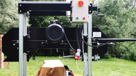 Trak taśmowy elektryczny (maksymalne wymiary obrabianego elementu: 660x178x2794 mm, moc: 5,5 kw) 44379140