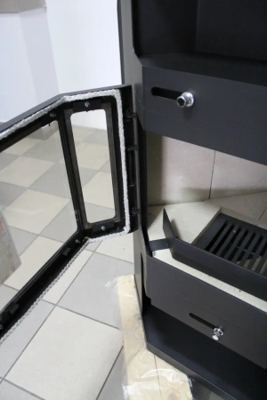 Piec piecyk kominek na drewno 9kW narożny - spełnia anty-smogowy EkoProjekt 48283346