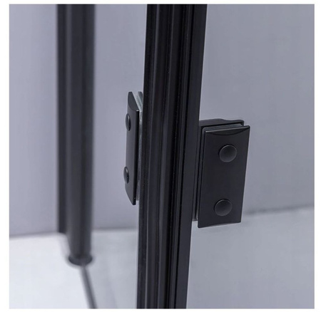 Kabina prysznicowa 90x90 szkło 6mm czarna 23178185