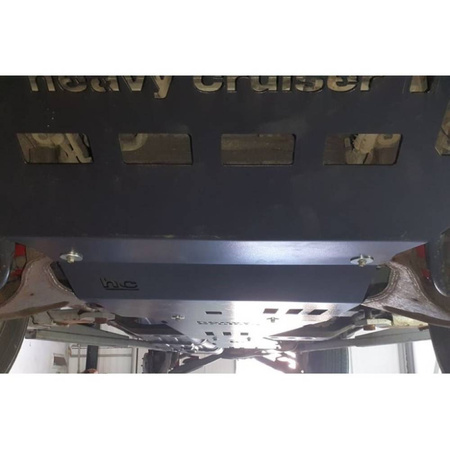 Osłona silnika i przedniego mostu Mitsubishi Pajero 4 / Montero 4 2006-2014 czerwona 59880829