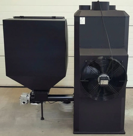 Piec nadmuchowy z podajnikiem 50kW, blacha kotłowa 6mm (paliwo: pellet, ekogroszek) - spełnia anty-smogowy EkoProjekt 95483188