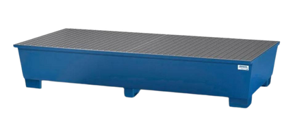 Wanna wychwytowa ze stali na 2 IBC, lakierowana, z 2 kratami 72279186