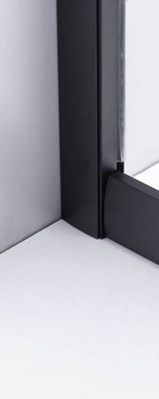 Kabina prysznicowa kwadratowa Czarna Black 80x80cm 5MM 23180200