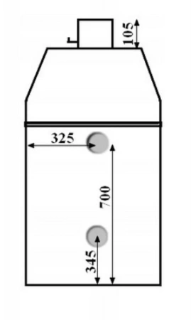 Piec stalowy wolnostojący z płaszczem wodnym 19-23kW - spełnia anty-smogowy EkoProjekt 04483330