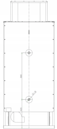Piec piecyk kominek na drewno z płaszczem wodnym 14,4kW - spełnia anty-smogowy EkoProjekt 48283339