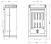 INVICTA Piec wolnostojący 10kW Cassine (górna średnica wylotu spalin: 150mm, kolor: antracyt) spełnia anty-smogowy EkoProjekt 86854943