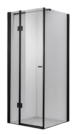 Kabina prysznicowa kwadratowa Czarna Black 90x90 szkło 6mm 23180044