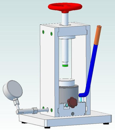 Prasa laboratoryjna (max siła na tłoczysku - 20T) 58714835