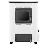 Kuchnia węglowa kocioł piec CO z płaszczem wodnym 25-27kW (kolor: biały, średnica wylotu spalin: 148 mm) - spełnia anty-smogowy EkoProjekt 99682659