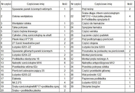 Elektryczna 500kg/40m bezprzewodowa wciągarka linowa Tretos Military TR-50040 + do wyboru: ramię robocze przykręcane do wciągarki 82221