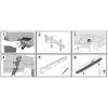 Stopnie boczne, czarne - Opel Vivaro 2001-2014 short (długość: 230 cm) 01665044