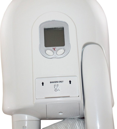 Profesjonalna suszarka do włosów basenowa, hotelowa ze sterowaniem LCD 44578402