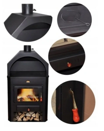 Piec stalowy wolnostojący z płaszczem wodnym 19-23kW - spełnia anty-smogowy EkoProjekt 04483330