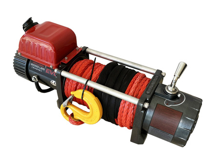 Wyciągarka Escape EVO 12000 lbs [5443 kg] EWX-U z liną syntetyczną 12V (lina: 9,5 mm szara dyneema 27m 9800kg +hak zdejmowany) 81877744