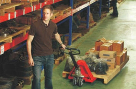 Wózek paletowy (udźwig: 2500 kg, długość wideł: 1150mm) 00563865