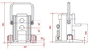 Hydrauliczny podnośnik maszynowy (udźwig: 8000 kg, zakres podnoszenia: 20-160mm) 80166770