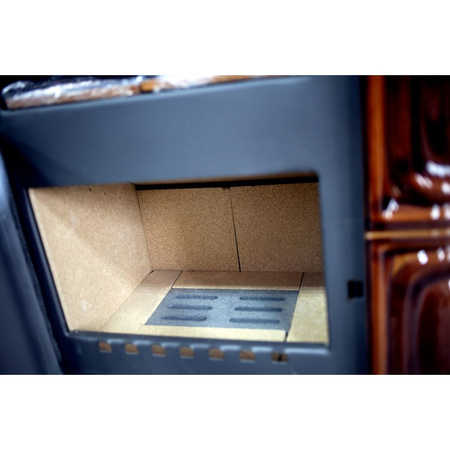 Piec kaflowy kominek koza 5,8kW (kolor: brown) - spełnia anty-smogowy EkoProjekt 48279111