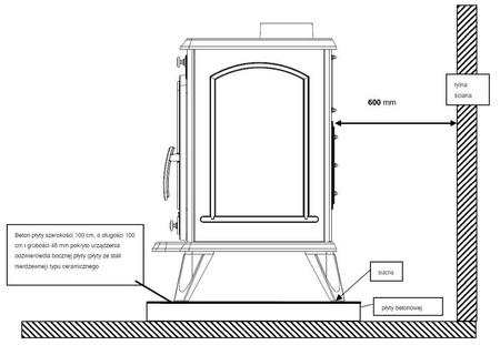 Piec wolnostojący 8kW Altea (kolor: antracyt) - spełnia anty-smogowy EkoProjekt 86829185