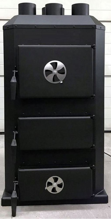 Piec nadmuchowy 20kW, blacha kotłowa 6 i 10mm (paliwo: drewno, miał węglowy, węgiel brunatny, węgiel kamienny, pellet) 95464406