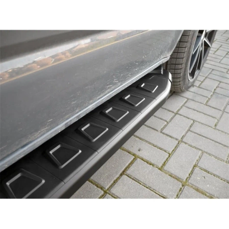 Stopnie boczne, czarne - Opel Vivaro 2001-2014 short (długość: 230 cm) 01665044
