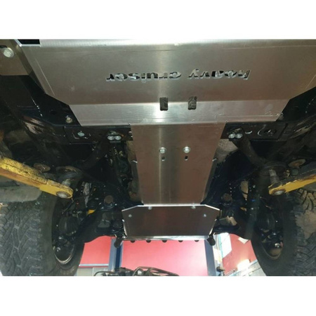 Osłona skrzyni biegów i reduktora OFFROAD Toyota Land Cruiser J 120 J 125 2003-2009 V6 aluminiowa 59881018