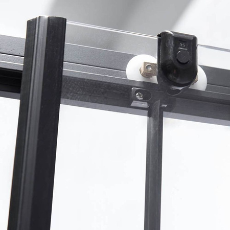 Kabina prysznicowa kwadratowa Czarna Black 90x90cm 5MM 23180201