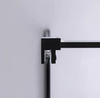 Calbati Ścianka prysznicowa 100 cm asymetryczna kratka szkło 8mm 23179599