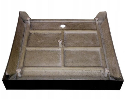 Kabina prysznicowa narożna 90x90 niski czarna brodzik 23178257