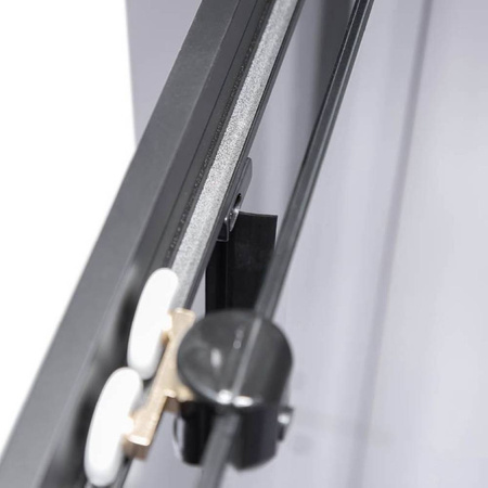 Kabina prysznicowa kwadratowa Czarna Black 90x90cm 5MM 23180201