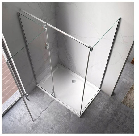 Kabina prysznicowa 120x90 szkło uchylna 23178215