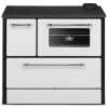Kuchnia na drewno piec kominek koza kuchnia kocioł CO z płaszczem wodnym 16,15kW (kolor: biały, średnica wylotu spalin: 130 mm) - spełnia anty-smogowy EkoProjekt 99683166