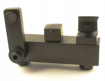 Bateria prysznicowa czarna zestaw + deszczownica 23178271