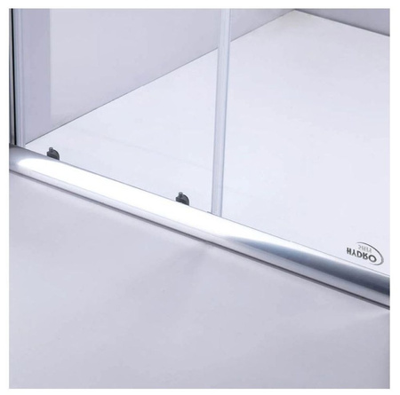 Drzwi prysznicowe 120cm przesuwne ścianka szkło 6mm 23178238