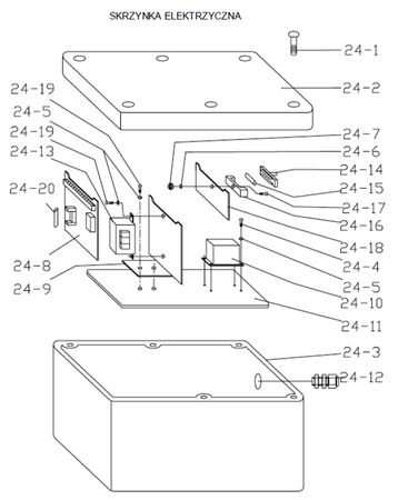 Stół podnośny elektryczny (wymiary platformy: 2000x1200 mm, udźwig: 4000 kg, wysokość podnoszenia min/max: 240-1050 mm) 3109776