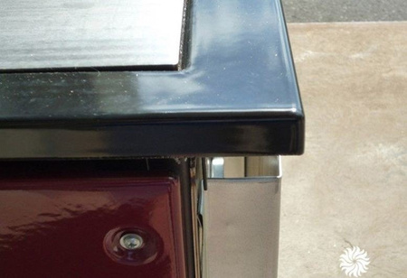 Kuchnia, angielka 7,1kW Bordo, chrom, bez płaszcza wodnego - spełnia anty-smogowy EkoProjekt 88828417