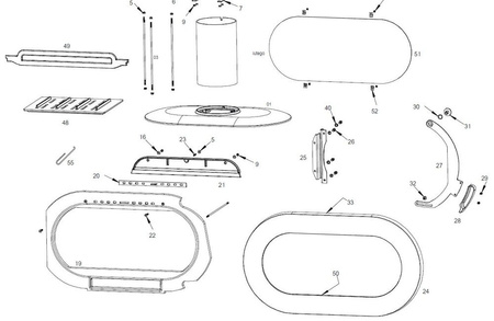 Piec wolnostojący 10kW Fifty Arche (średnica wylotu spalin: 150mm, kolor: antracyt) - spełnia anty-smogowy EkoProjekt 86868882