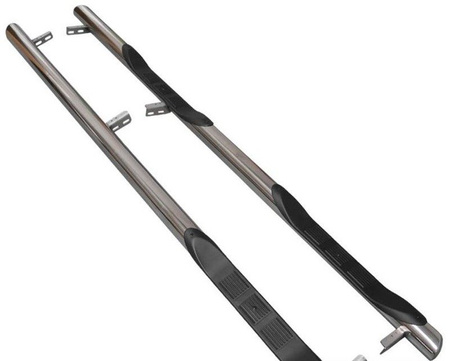 Orurowanie ze stopniami z zagłębieniami - Volkswagen T6 Long 4 stopnie 01656398