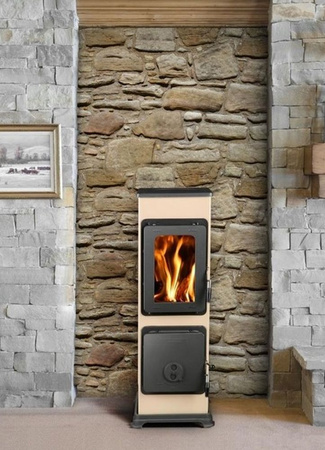 Piec wolnostojący 2,5-7,5kW na drewno i węgiel - do wyboru: kolory pieca (spaliny: tył) - spełnia anty-smogowy EkoProjekt 88869078