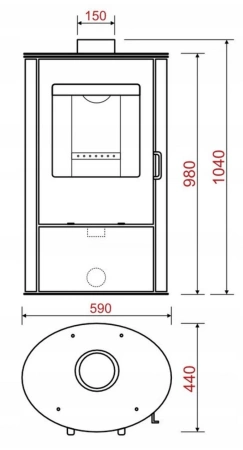 Piec koza, dolot powietrza 11kW - spełnia anty-smogowy EkoProjekt 04483308