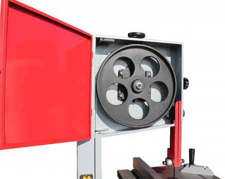 Piła taśmowa Holzmann 230V (wymiary obrabianego przedmiotu: 380/220 mm, wymiary blatu: 500x400 mm) 44349939