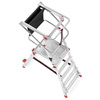 Drabina magazynowa jezdna FARAONE z wejściem jednostronnym (wysokość robocza: 310-418cm) 99679708