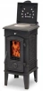 Piec koza żeliwny kominek kominkowy na nózkach, płyta do gotowania 6,6kW - spełnia anty-smogowy EkoProjekt 04482048