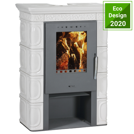 Piec kaflowy kominek koza 5,8kW (kolor: brown) - spełnia anty-smogowy EkoProjekt 48279111
