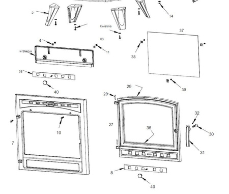 Piec wolnostojący 8kW Altea (kolor: antracyt) - spełnia anty-smogowy EkoProjekt 86829185