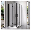 Kabina prysznicowa 80x80  black składana 6mm 23178210